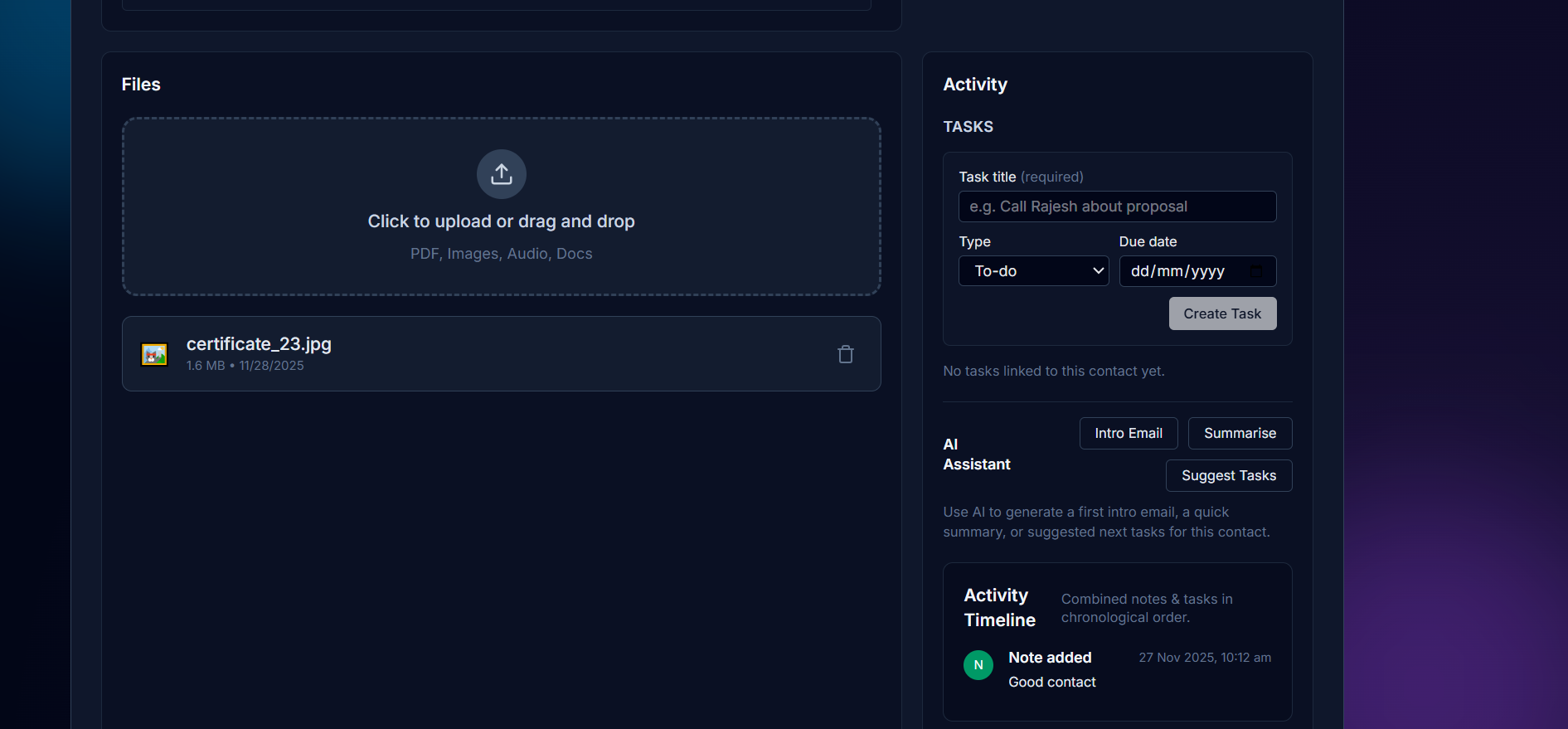 AI CRM Automated Reports